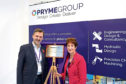 North Tyneside mayor Norma Redfearn and Pryme Group CEO Angus Gray