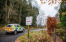Two police vehicles were sent to the school site on the day Butterstone closed