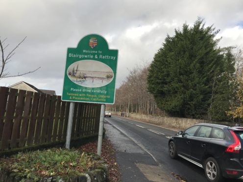 Coupar Angus Road in Blairgowrie.