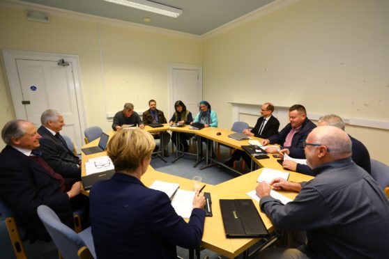 The specially-convened talks took place in Forfar