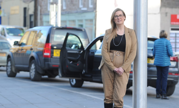 Shopkeeper Dawn Fuge, who is co-chair of the Perth Traders Association.