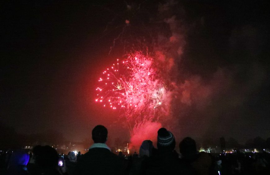 Baxter Park fireworks 2018. Image: Gareth Jennings, DC Thomson.