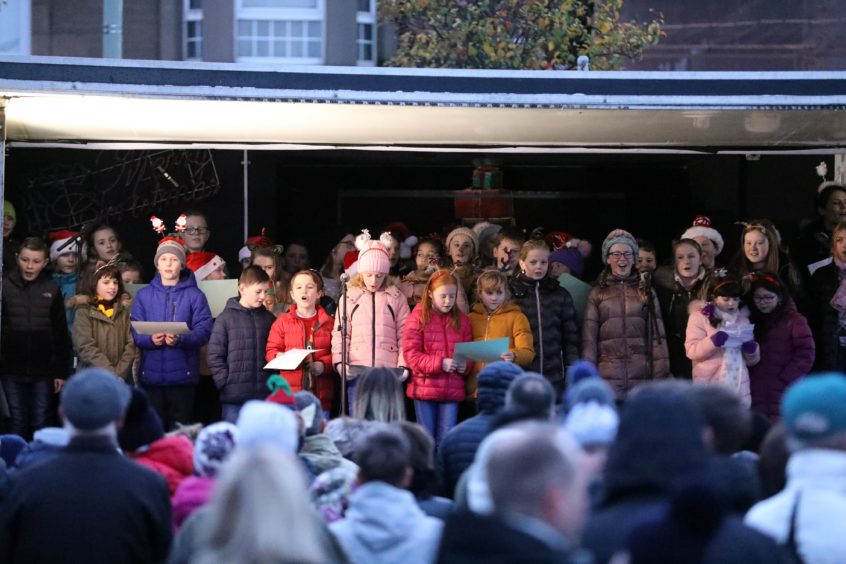 The Monifieth xmas lights switch on over the weekend.