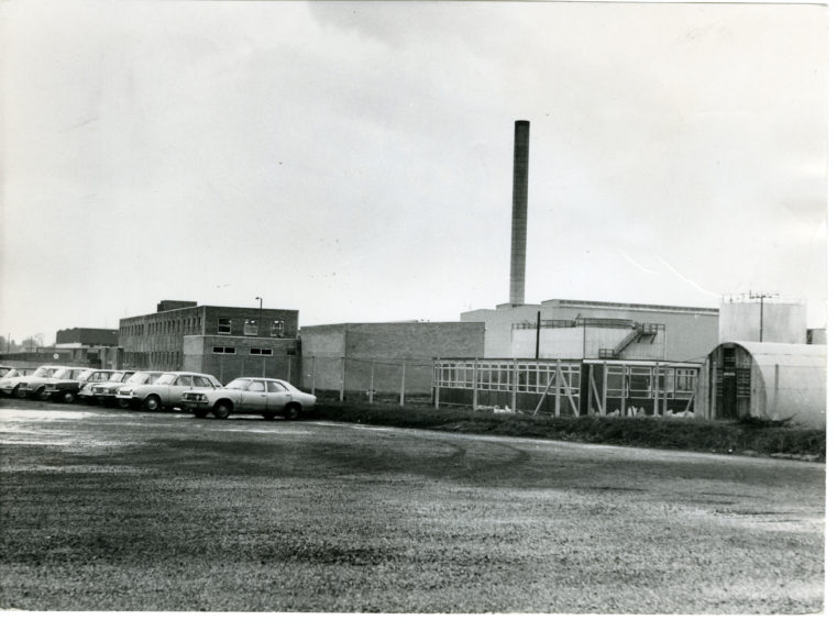 The Michelin Factory in Dundee on 12/05/1972.