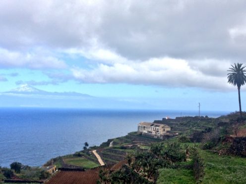 The coastline of La Gomera.