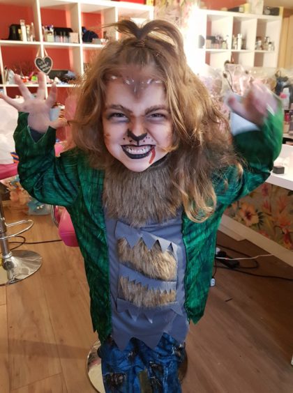 The full moon transformed Layla into a werewolf!