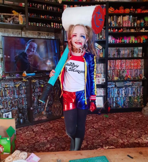 Lilly,10, got kitted out brilliantly as Harley Quinn.