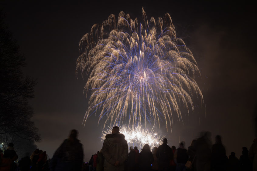Thousands turned out for the Round Tables Annual Firework display in South Inch, Perth.