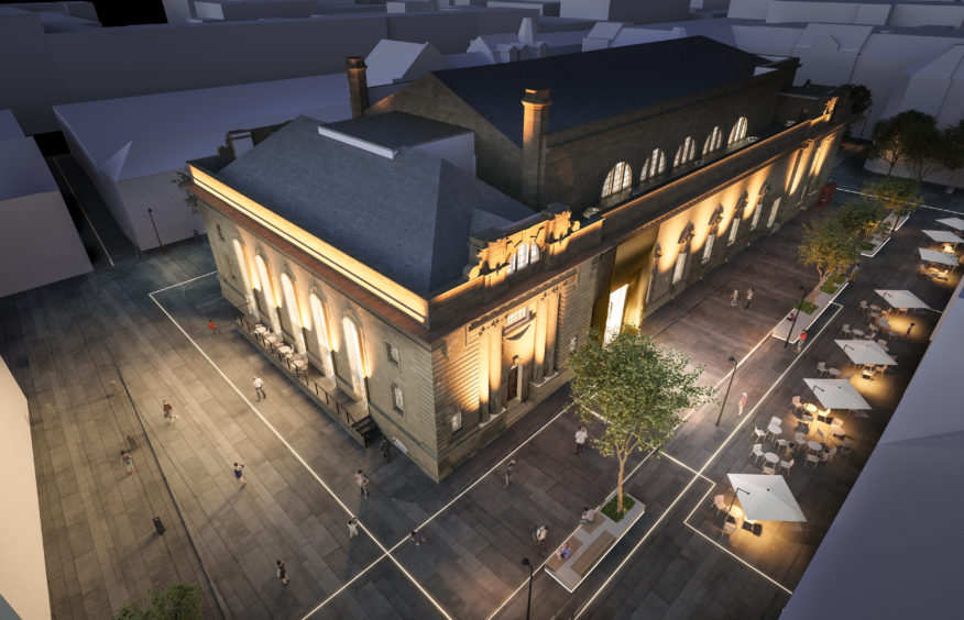 artist's impression of new-look Perth City Hall