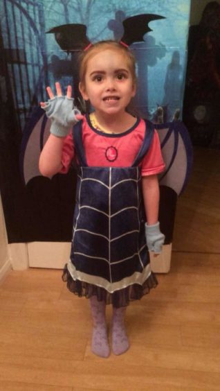 Coincidentally, there was another Poppy (aged 4) also dressed as Vampirina!