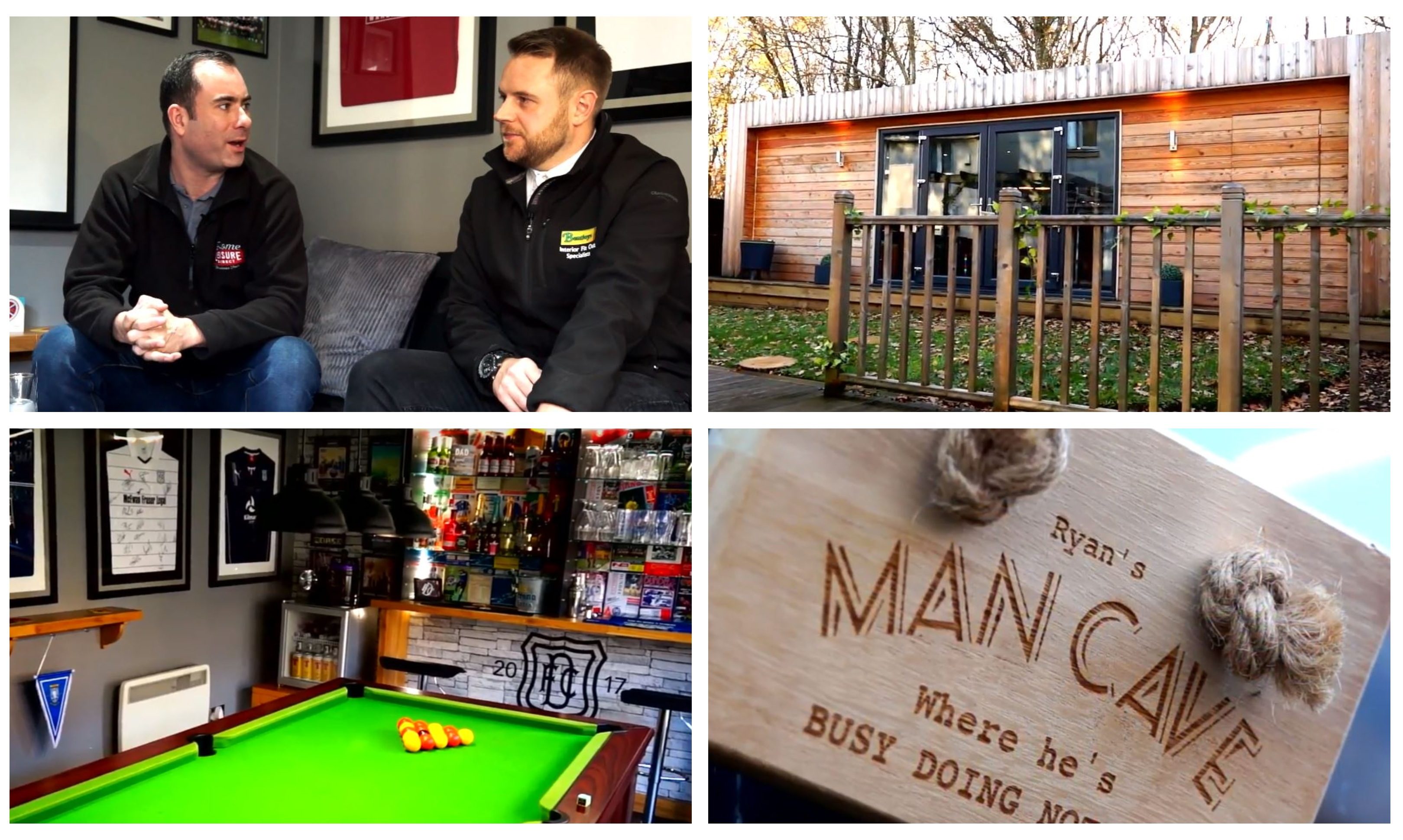 Ryan Paterson's Dundee FC man cave.