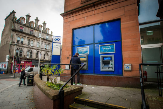 The Bank of Scotland at Marketgait, Dundee.