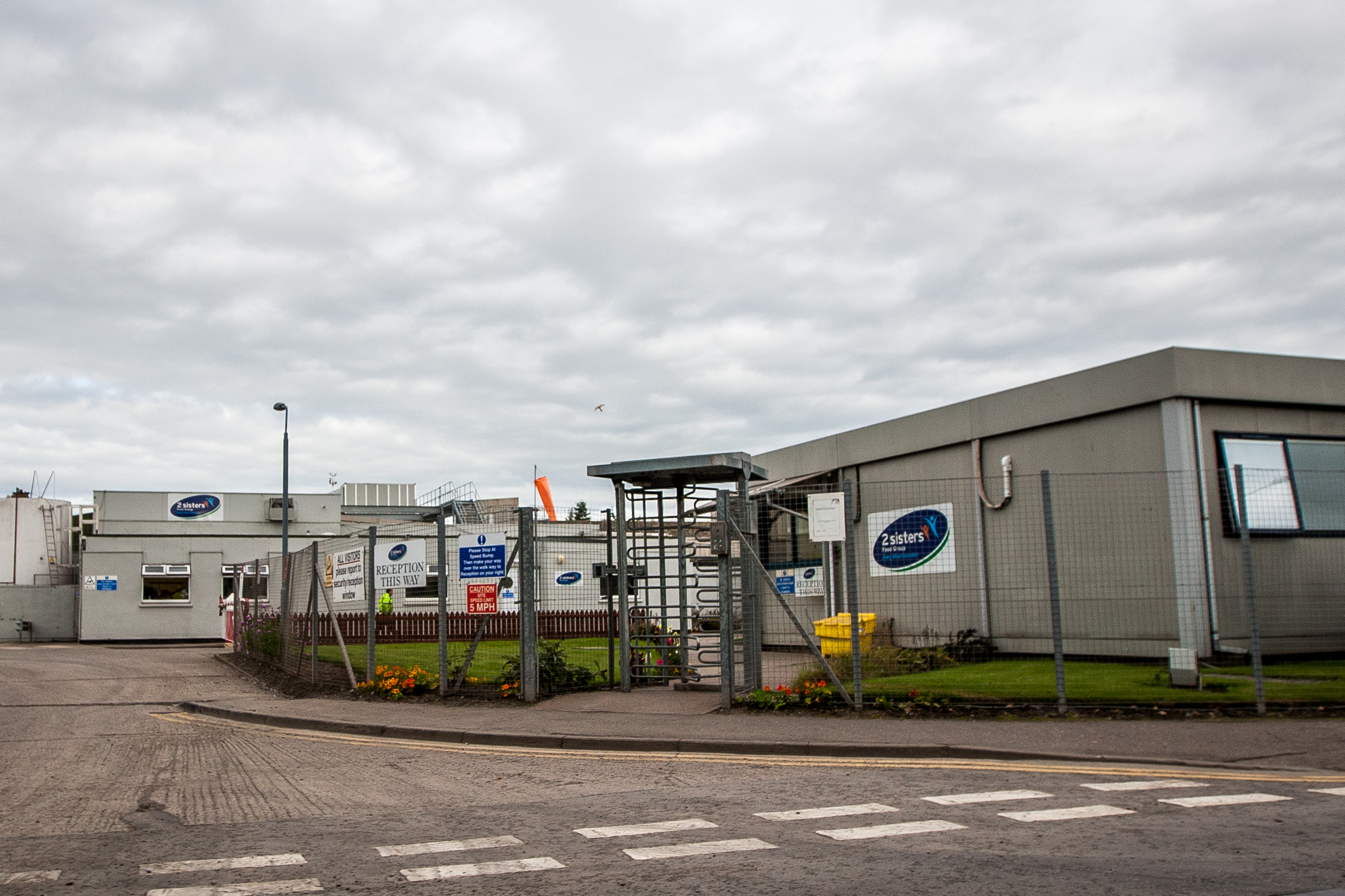 The 2 Sisters Group chicken factory in Coupar Angus