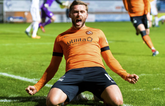 Pavol Safranko celebrates his goal.