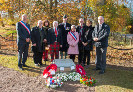 The commemorative stone was unveiled in St Martin's.
