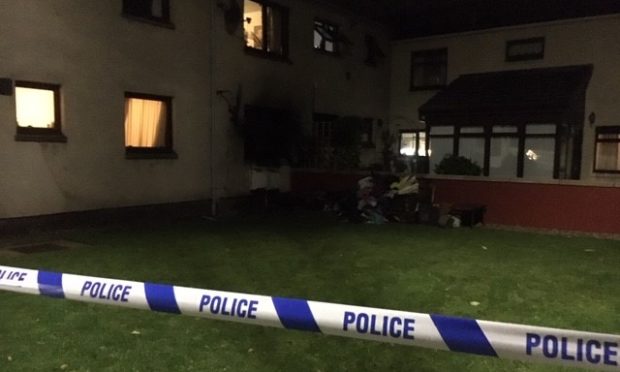 The fire started in a ground floor flat