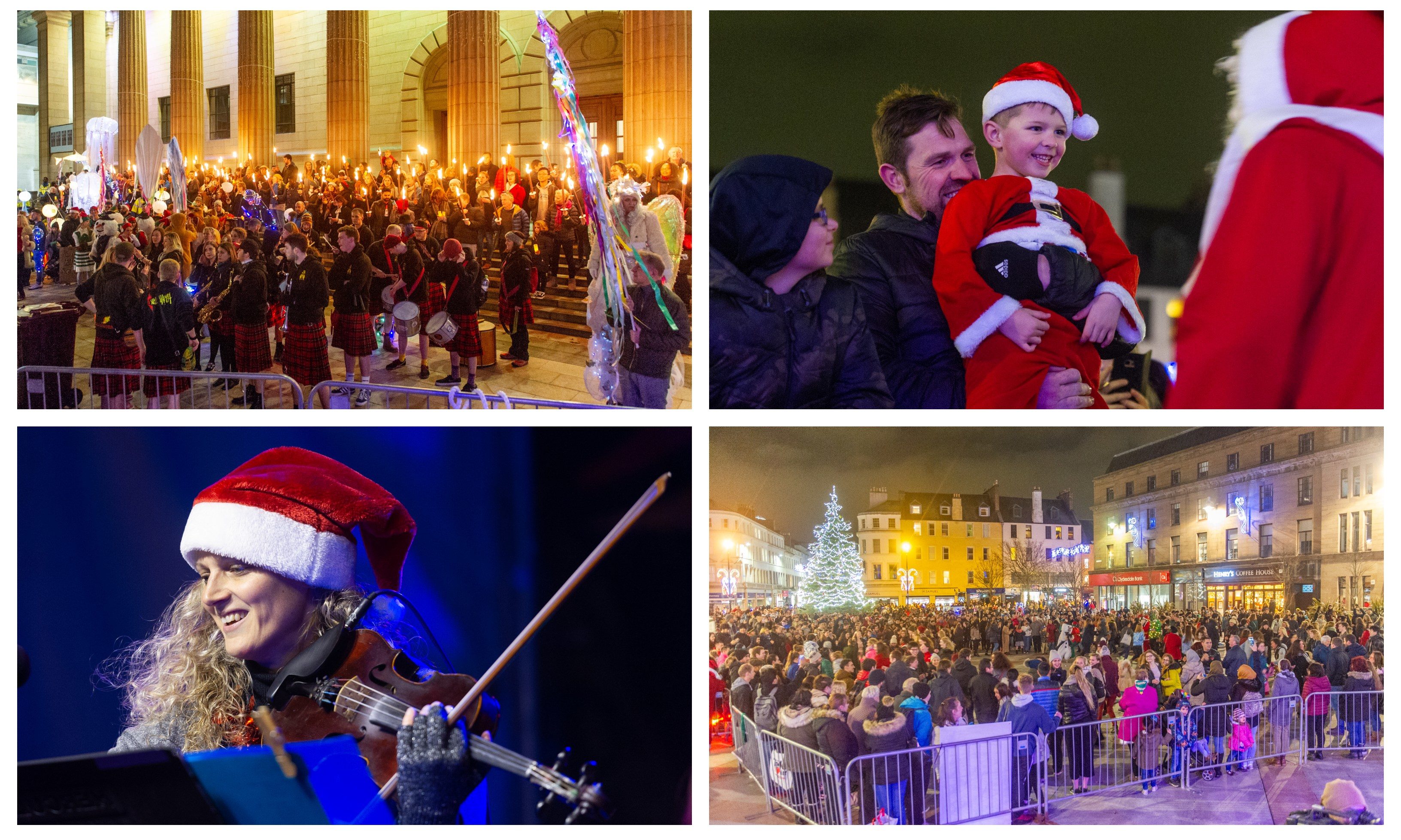 Dundee's 2018 Christmas lights switch-on event.