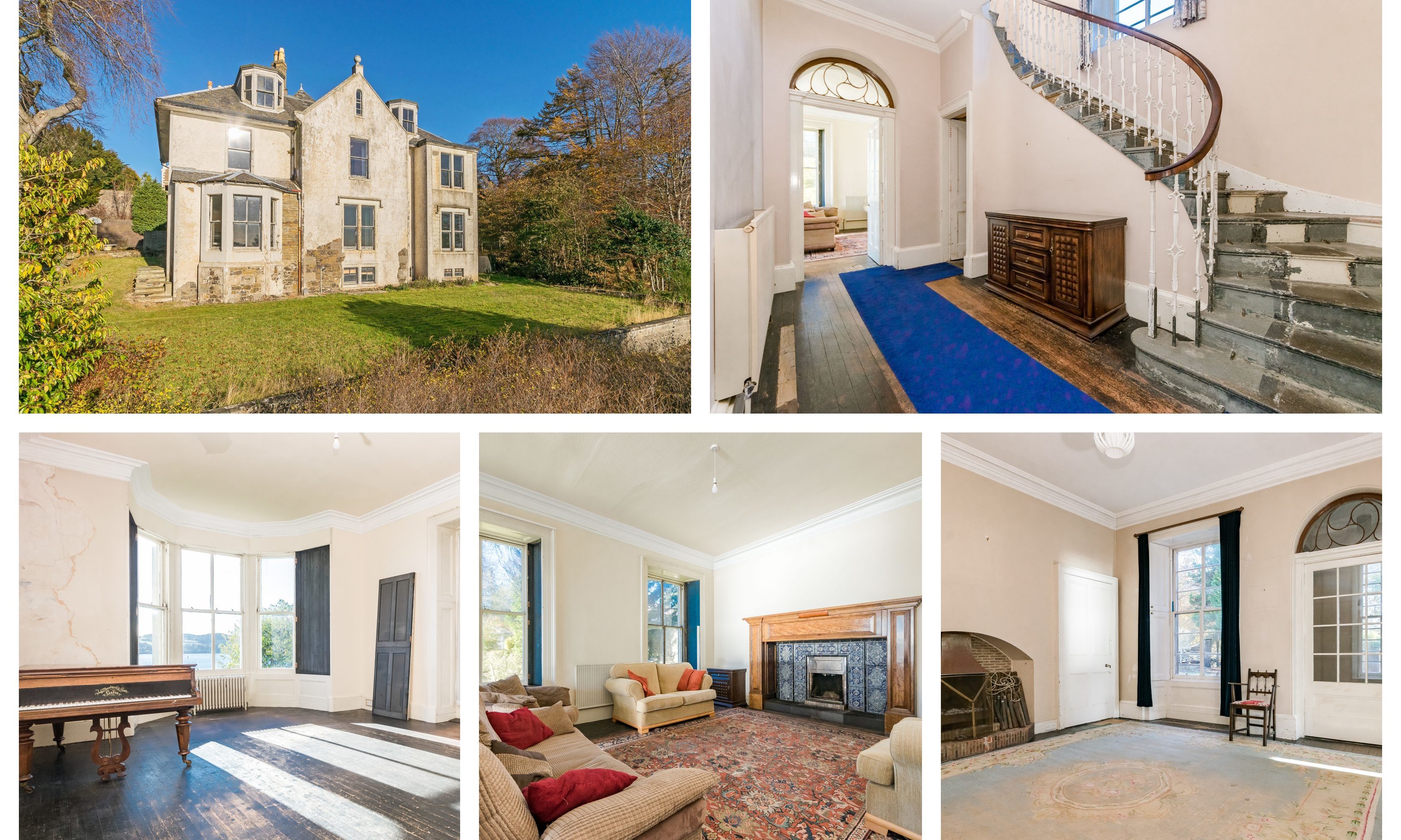 Harecraig House in Broughty Ferry has gone on the market.