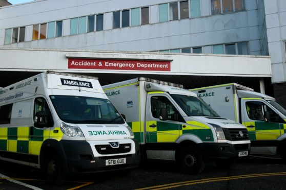 The Accident and Emergency Department at Ninewells Hospital.