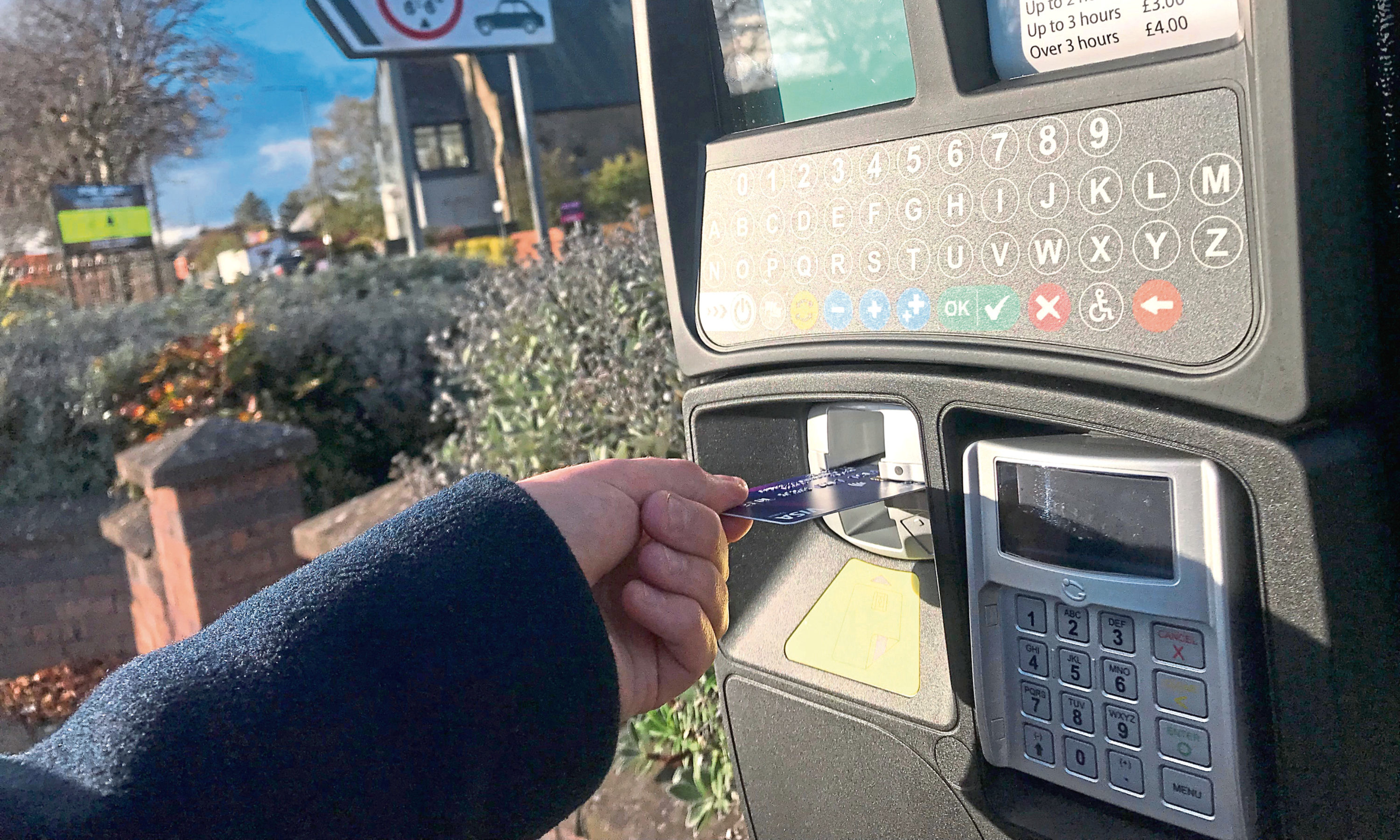 A cash payment option is to be installed at some of the Angus meters.