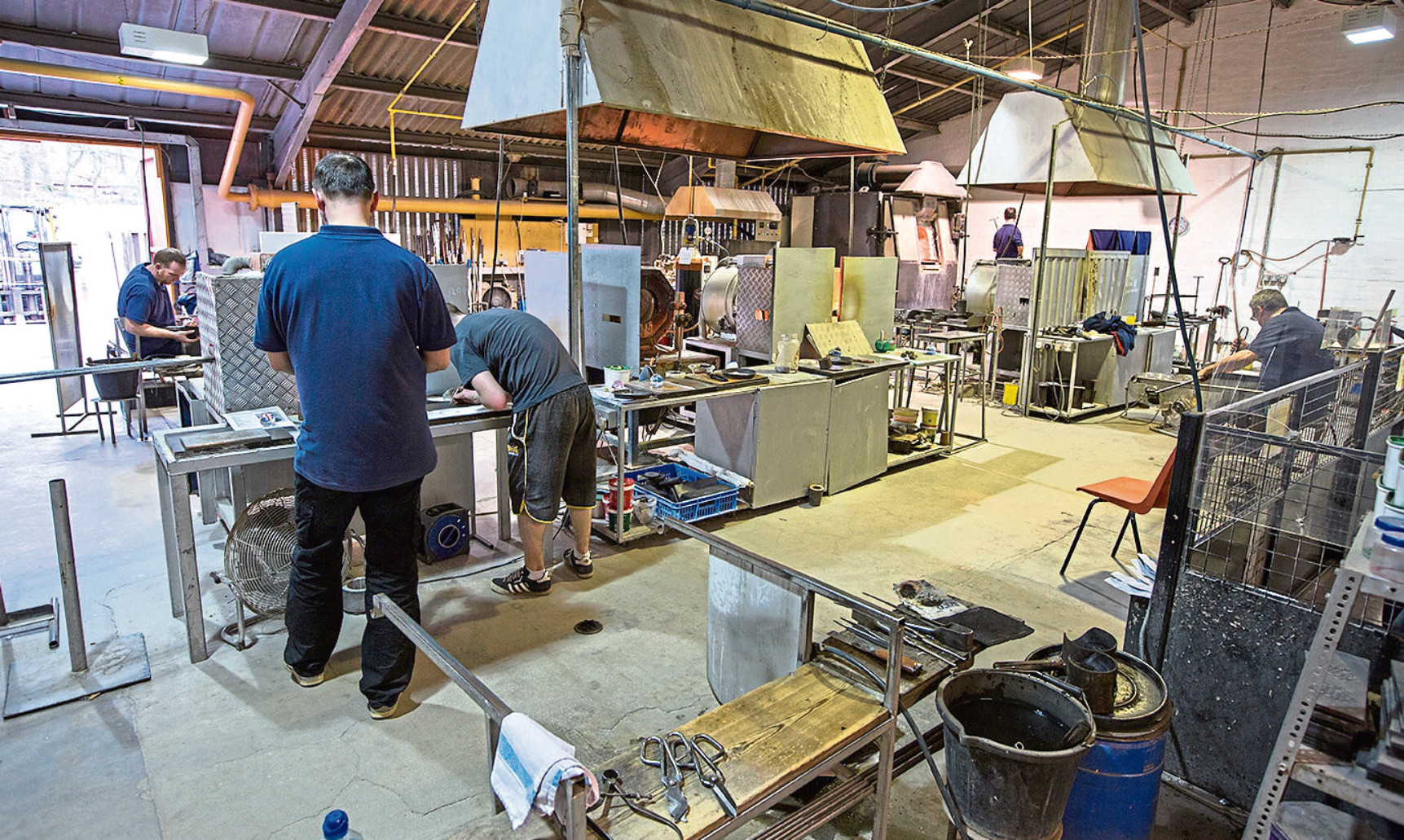 The Caithness Glass production facility at Crieff