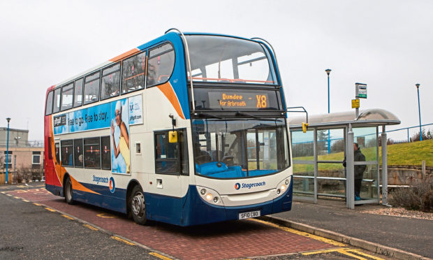 A Stagecoach bus.
