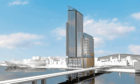 The proposed Discovery Heights skyscraper at Dundee Waterfront