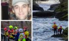 The search for Lee Brown took place on the River Ericht.