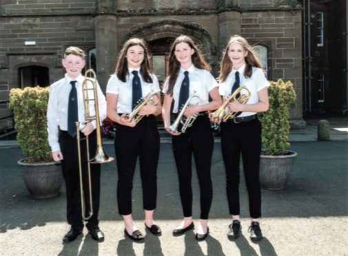 Vinnie Brown, Victoria Scott, Lauren Adams and Molly Crompton played at the NYBBS concert last summer