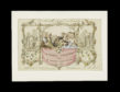 The first commercial Christmas card introduced by Sir Henry Cole in 1843.