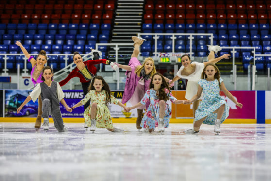 Rehearsals at Dundee Ice Arena.