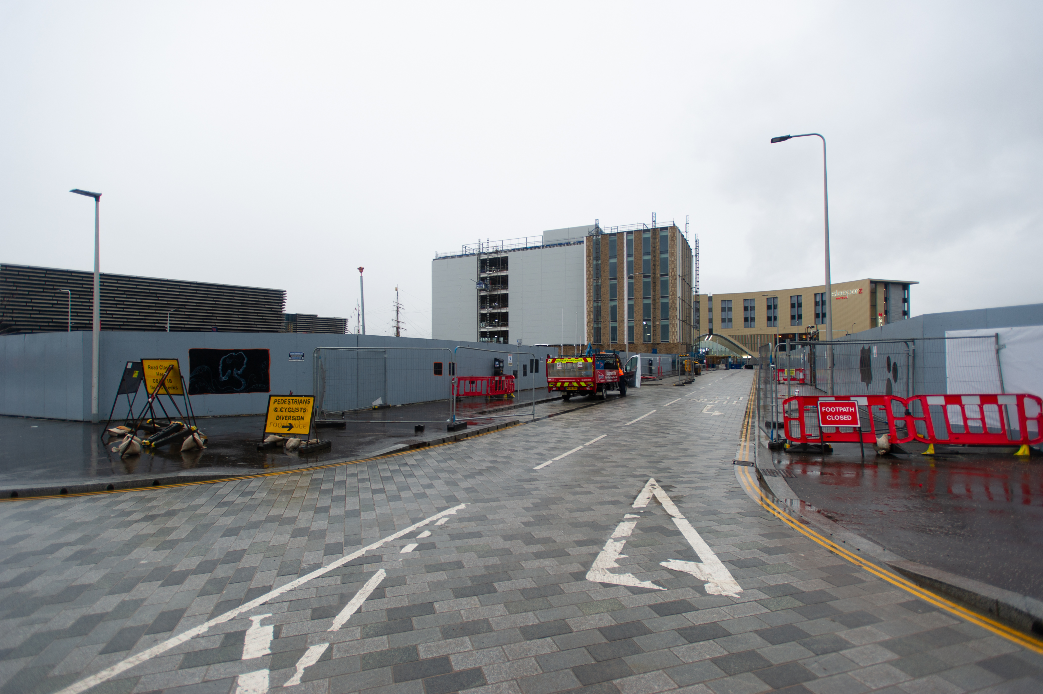 The new hotel will adjoin the office block already under construction on Site Six.