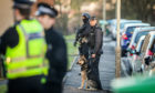 Armed police were called to the incident on Leith Walk, Dundee.