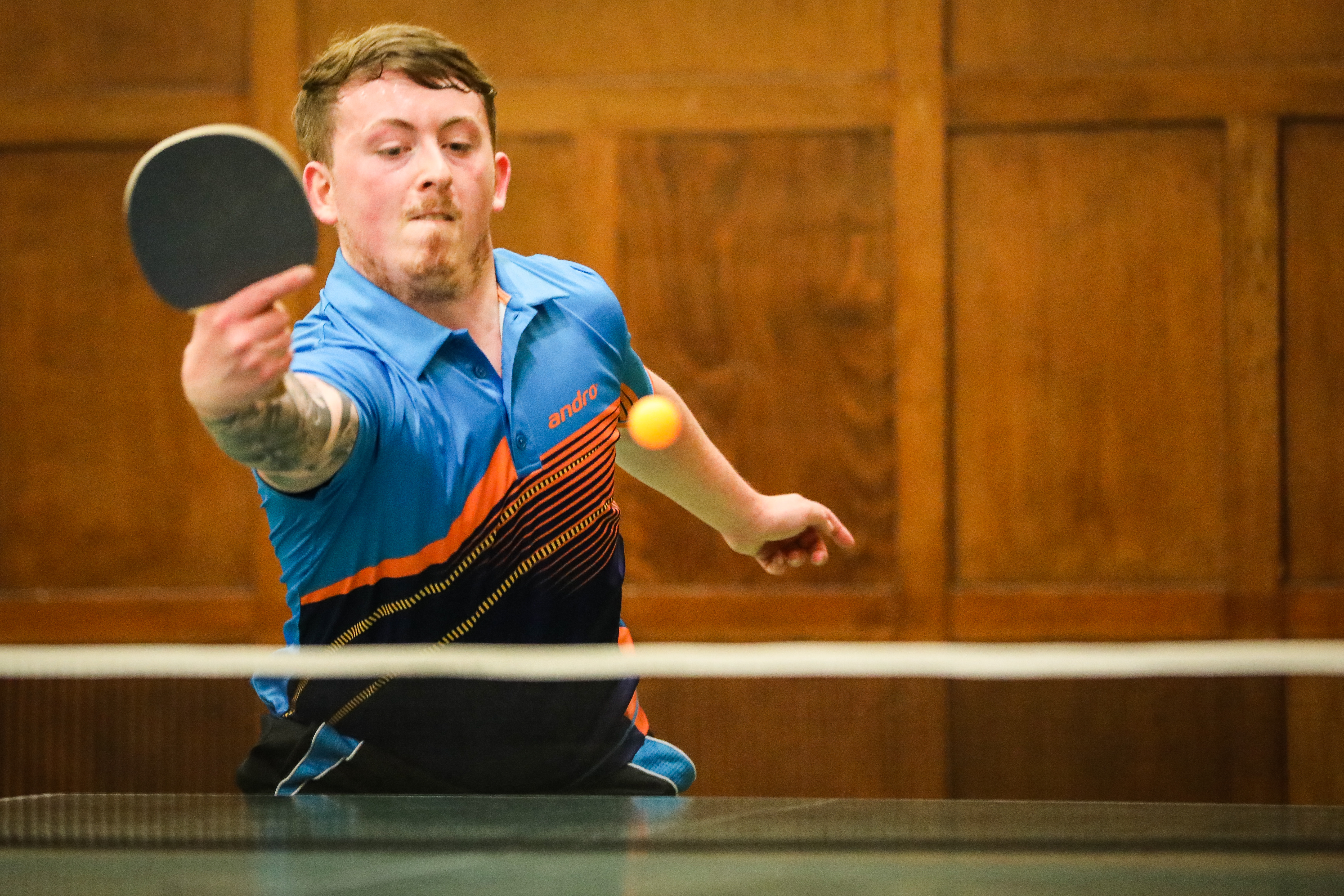 Action from the Scottish Ping Pong Championships held in Dundee on Saturday.