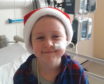 Wee Michael Gartshore will be spending Christmas in hospital.