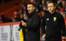 Jim McIntyre shouts instructions to his players.