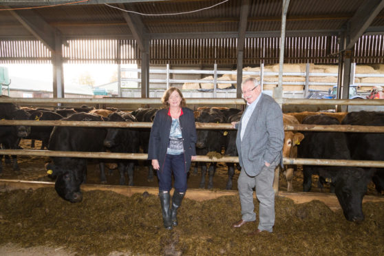 Prof Julie Fitzpatrick and SRUC chief Wayne Powell formed a partnership to unite the skills of the organisations.