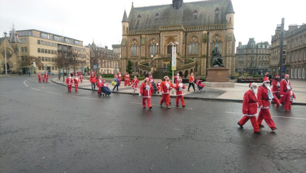 The route takes runners around the city centre