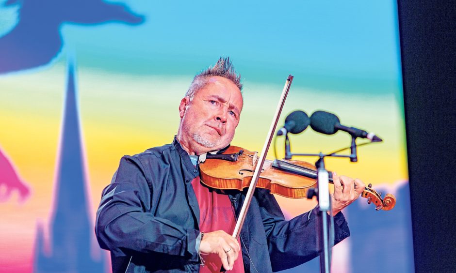 Nigel Kennedy brought a touch of class to the BBC Biggest Weekend. Steven Brown/DCT Media
