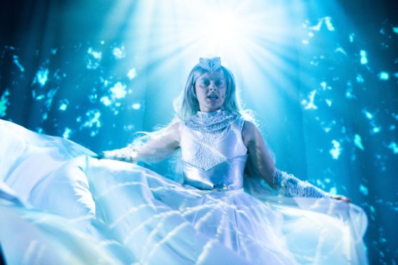 Sophie Reid as the Snow Queen.  Photo: Tommy Ga-Ken Wan