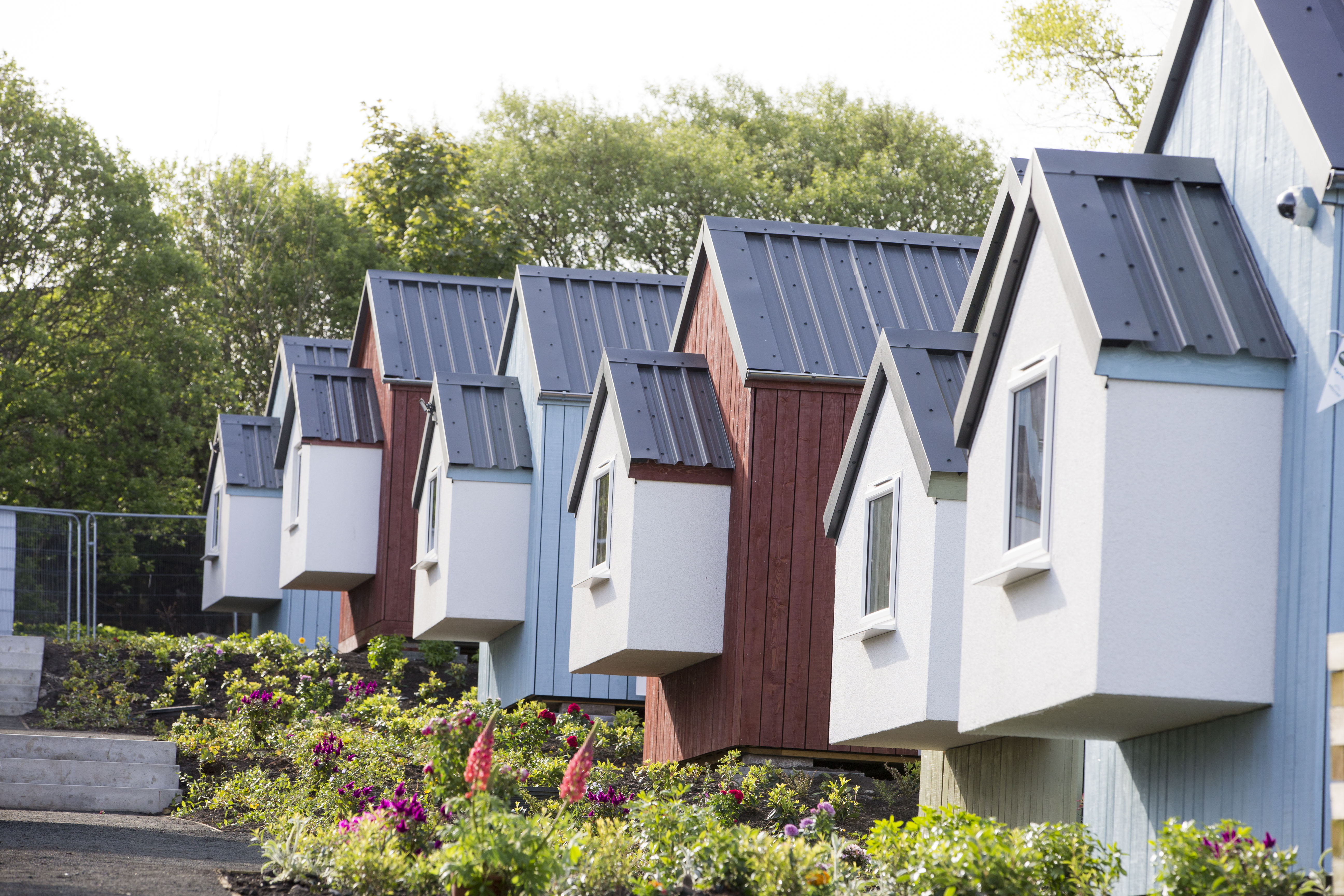 The low cost modular homes that make up the  Social Bite Village in Edinburgh were  designed and constructed by Carbon Dynamics
Picture: Jeff Holmes