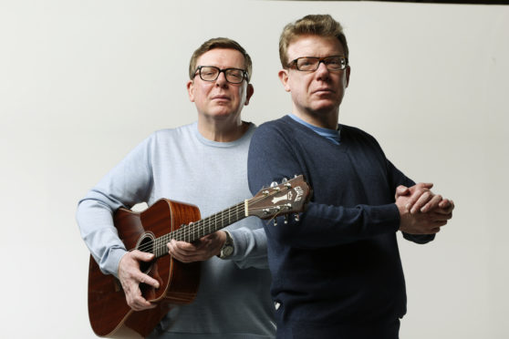 Craig and Charlie Reid, The Proclaimers. Seen here in studio shoot in Leith in 2018. Picture: Murdo McLeod.