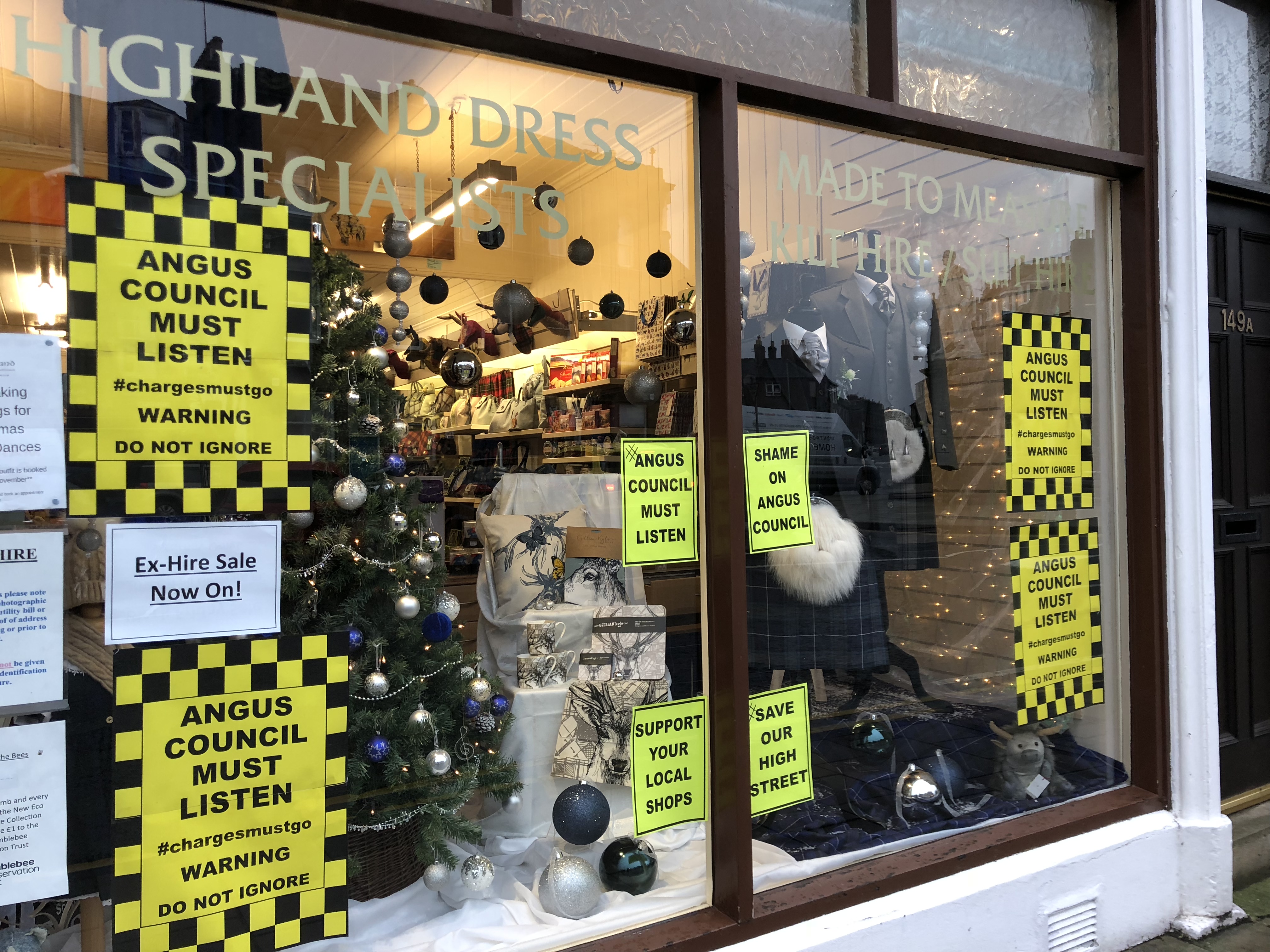 The front window of Michelle Ingram's shop.
