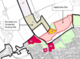 The proposed development site sits beside land consented for housing
