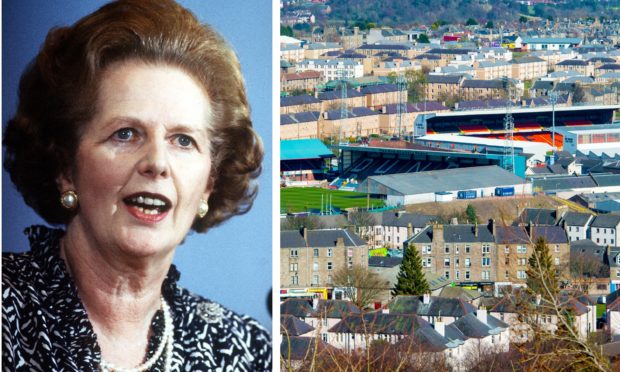 The stadium sharing debate in Dundee spread to Margaret Thatcher's cabinet in 1990, newly-released documents reveal.