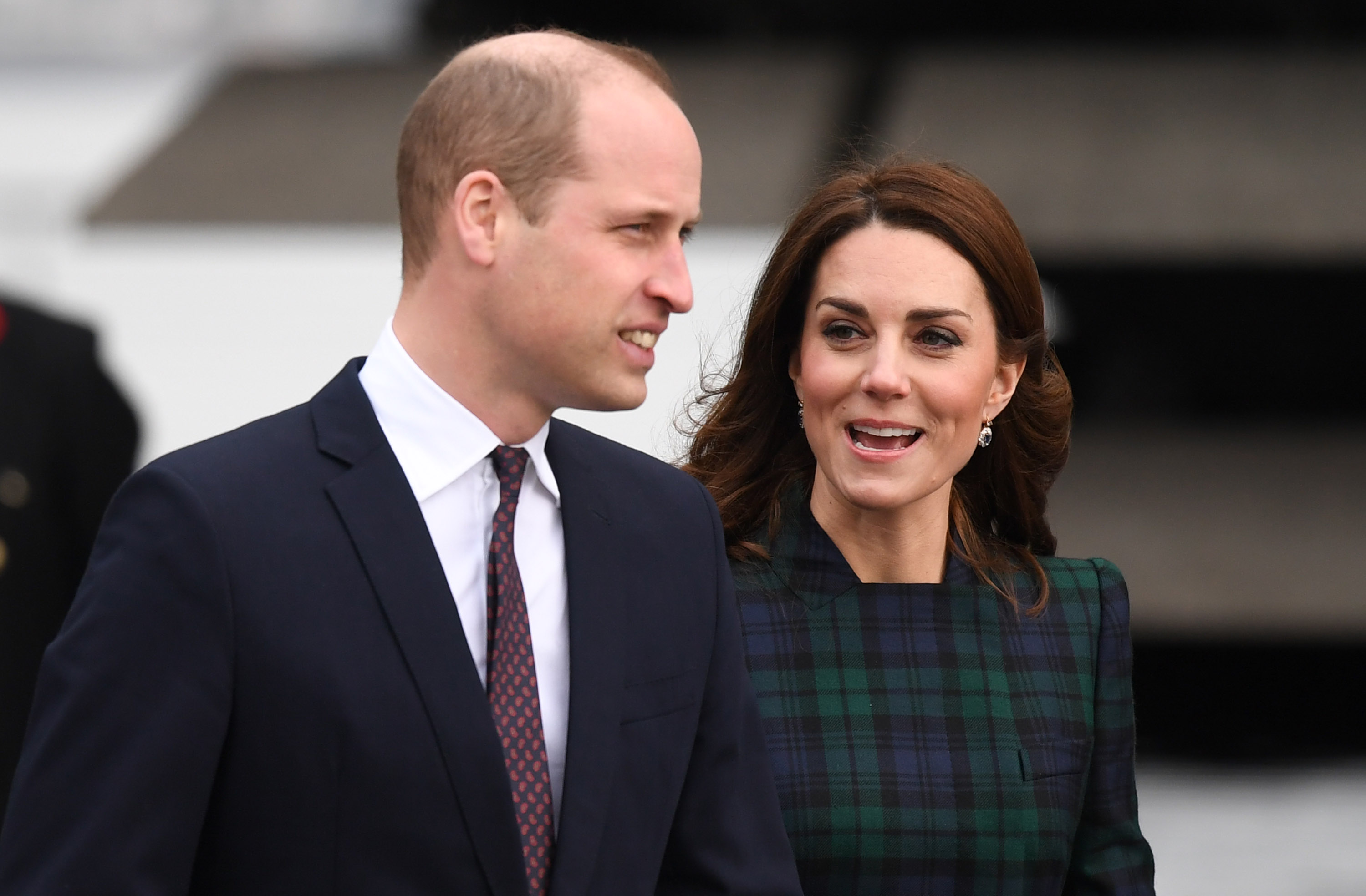Catherine, Duchess of Cambridge and Prince William, Duke of Cambridge arrive to officially open V&A Dundee. Jeff J Mitchell/Getty Images