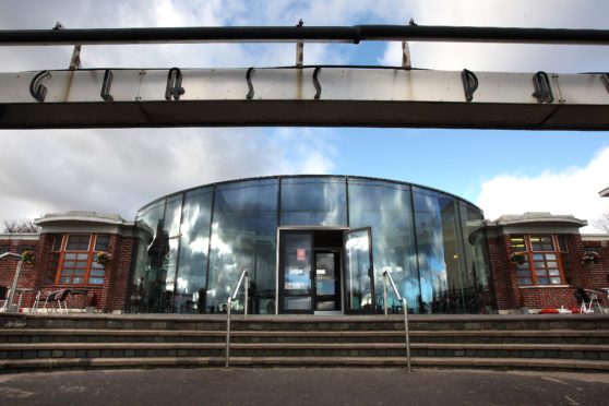 The Glass Pavilion on Broughty Ferry Esplanade.