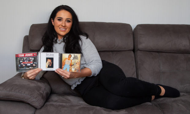 Danielle-leigh Emmerson in her Carnoustie home. Picture by Paul Reid.