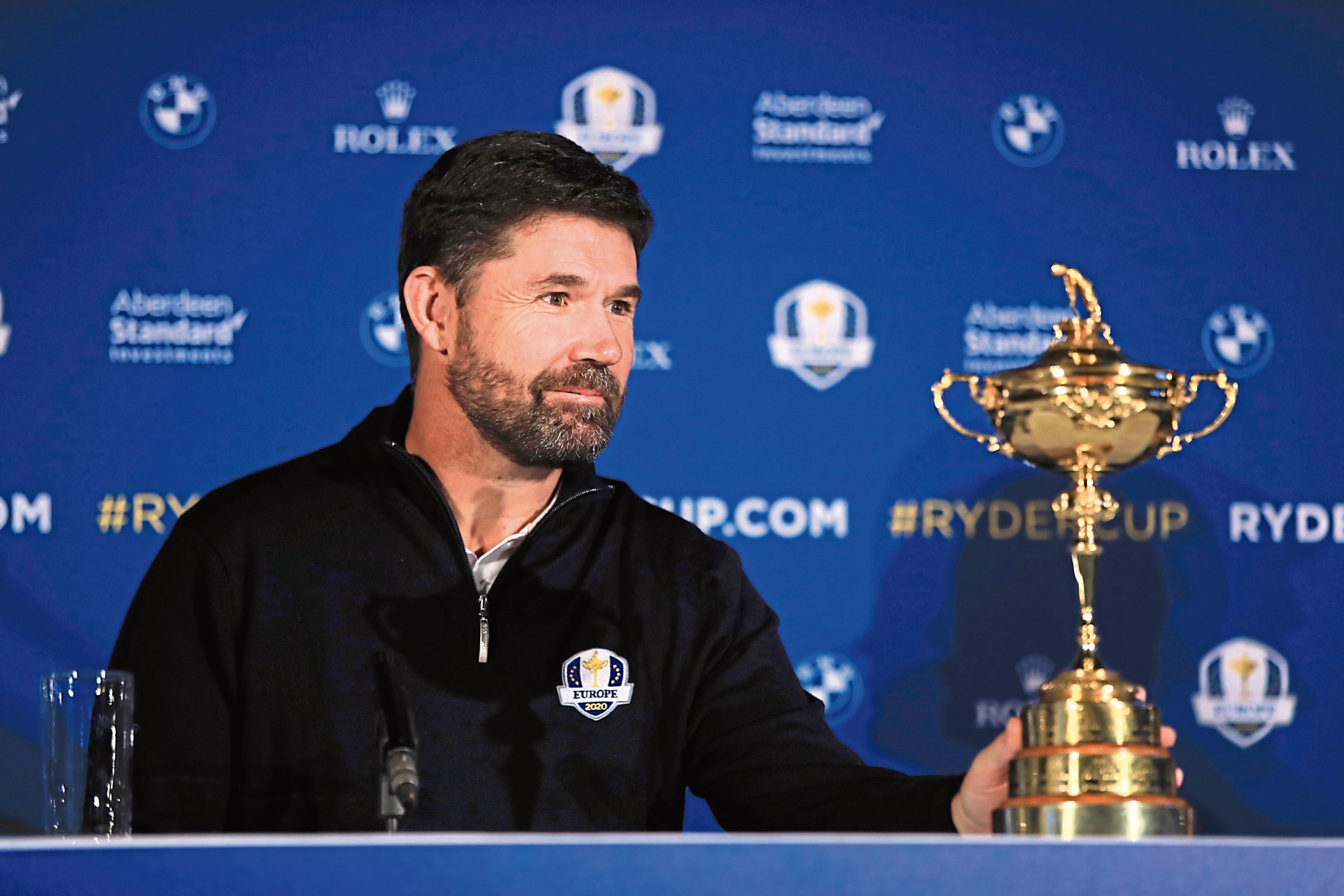 Padraig Harrington will captain Europe in the Ryder Cup in 2020.