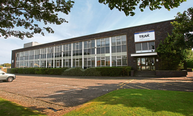 TRAK Microwaves premises at Dunsinane Industrial Estate in Dundee.